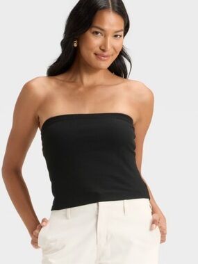 A New Day Ribbed Tube Top